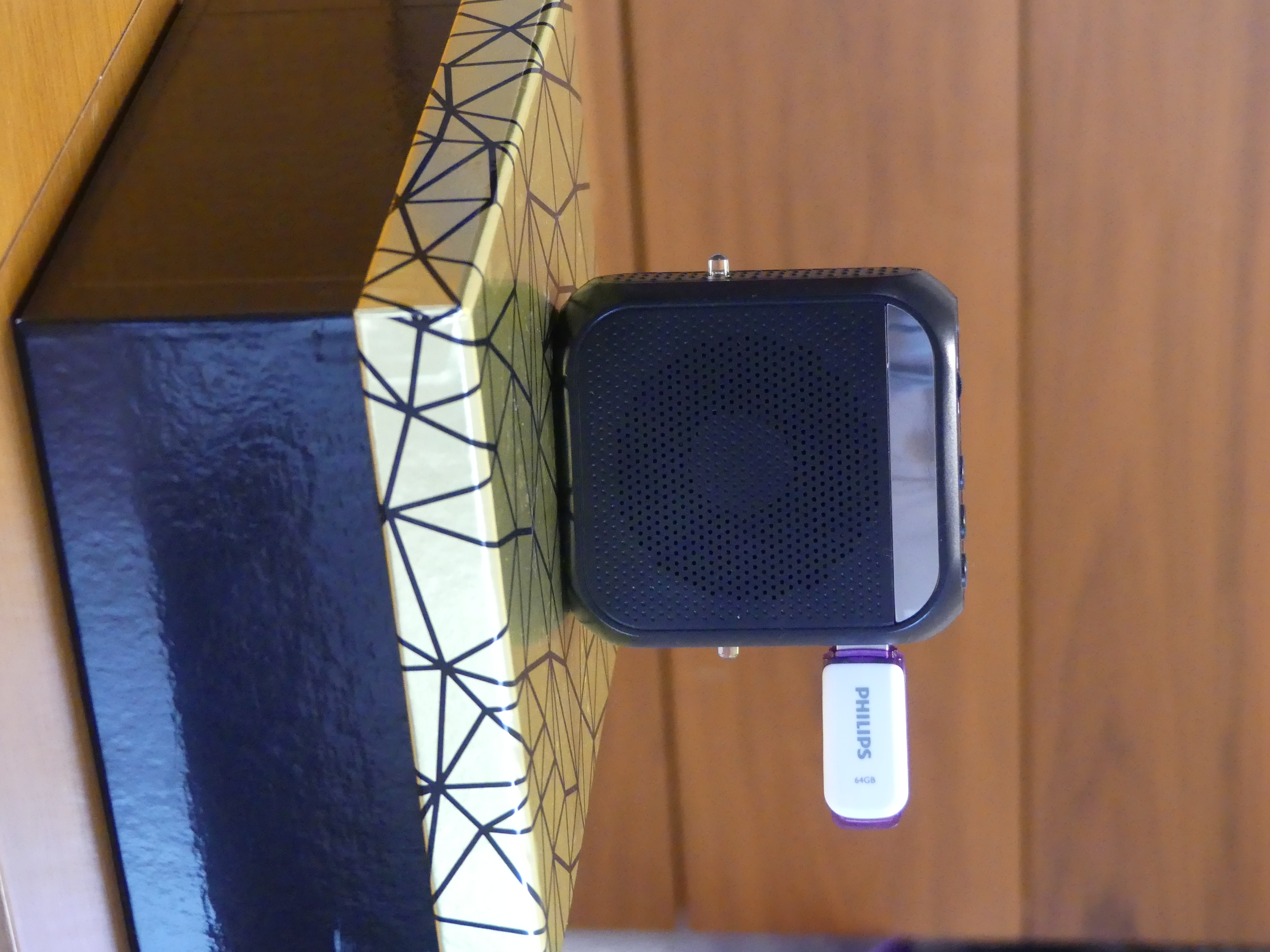 Máquina de biorresonancia negra con memoria USB
